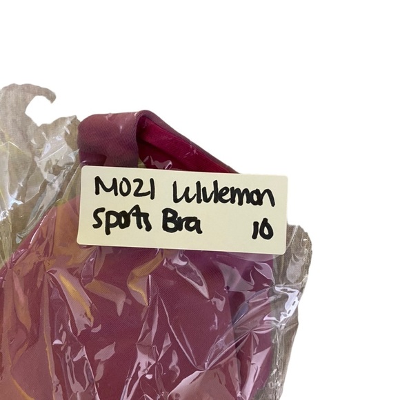 Lululemon Energy Bra Sz 10 Medium Support Velvet Dust - Picture 11 of 11